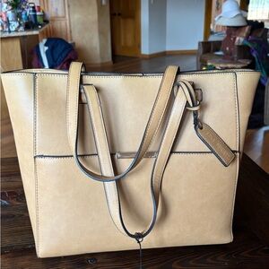 Sole Society Tan Tote Bag
